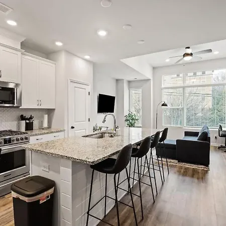 Villa Luxurious King 3Br Townhouse In Uptown Charlotte!